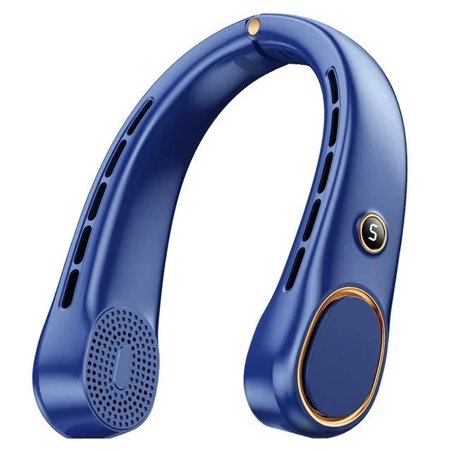 Portable Neck Fan, Hands-Free Bladeless Wearable