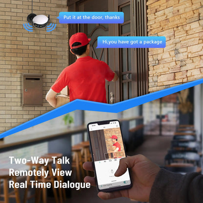 4K 8MP Outdoor WiFi Security Camera, 180 View