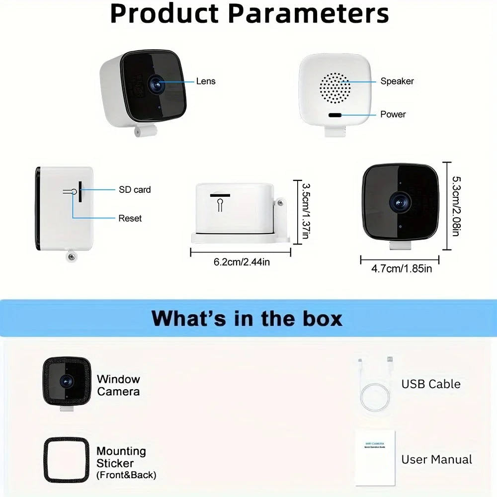 1080p WiFi Window Camera