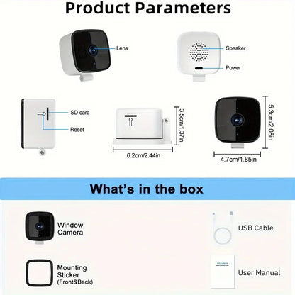 1080p WiFi Window Camera
