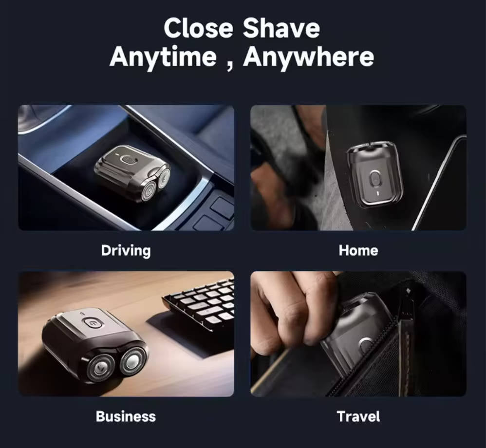 Mini Magnetic Men's Electric Shaver, Portable