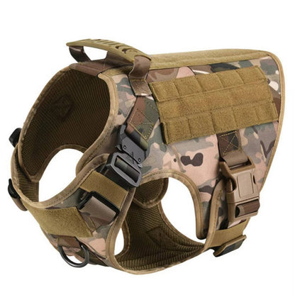 Tactical Military Dog Vest Harness Set