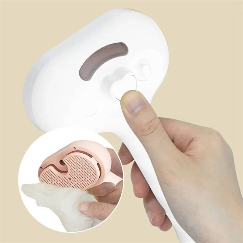 Self-Cleaning Steam Brush for Dogs & Cats