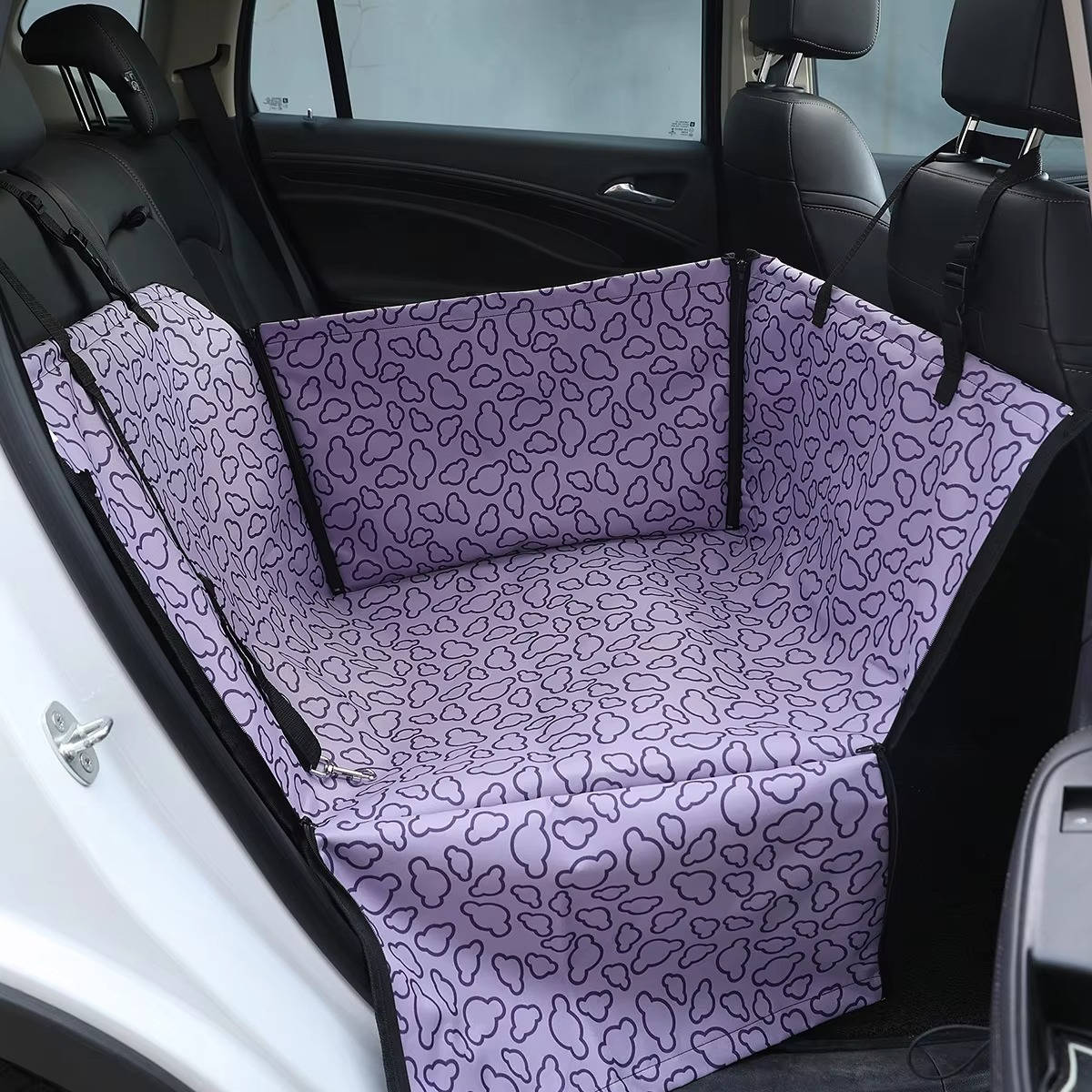 Polyester Dog Car Seat Cover, Waterproof Hammock