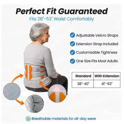 Lumbar Support Belt with Heat & Massage