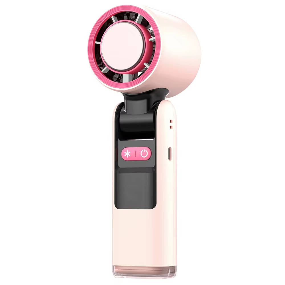 3-in-1 Handheld Turbo Fan with Flashlight