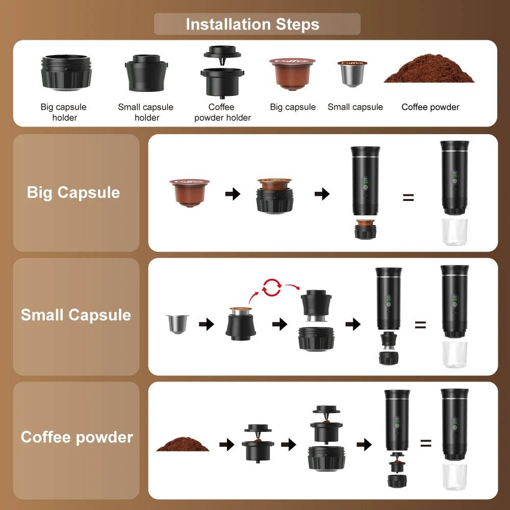 Mini Portable Coffee Machine