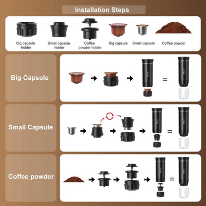 Mini Portable Coffee Machine