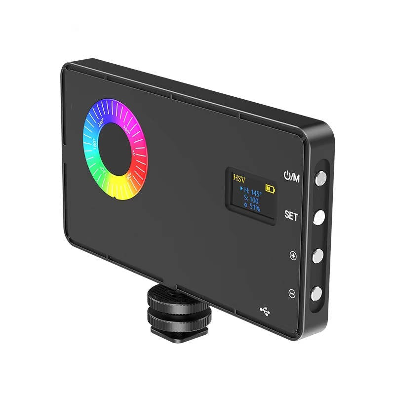USB Rechargeable RGB Photography Light