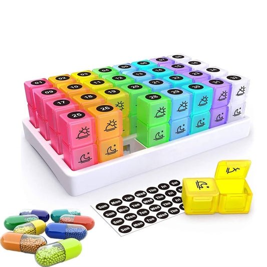 31-Day AM/PM Pill Organizer