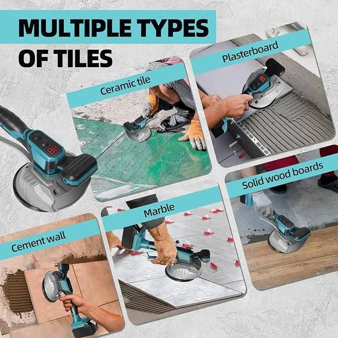 Tile Suction and Vibration Leveling Tool