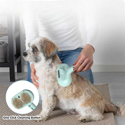 Self-Cleaning Steam Brush for Dogs & Cats