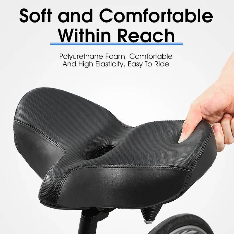 Comfortable Wide Bike Saddle Seat