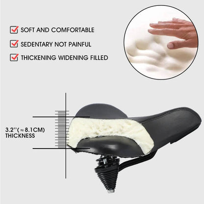 Comfortable Wide Bike Saddle Seat