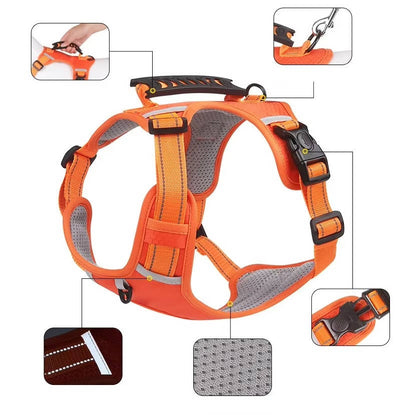 Reflective No Pull Dog Harness, Breathable Mesh