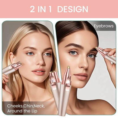 Painless Facial Hair Remover & Eyebrow Shaver