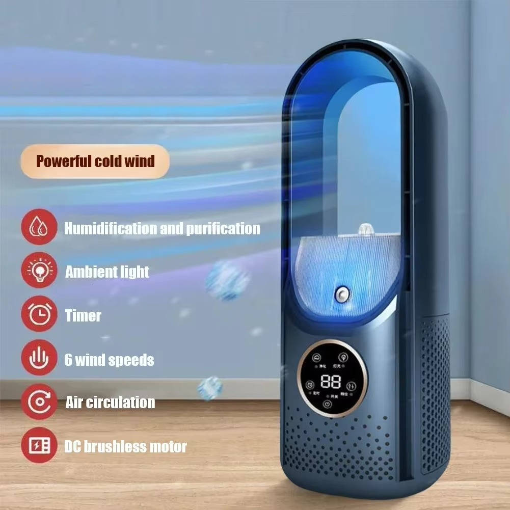 Portable AC Cooler Fan with Humidifier & Purifier