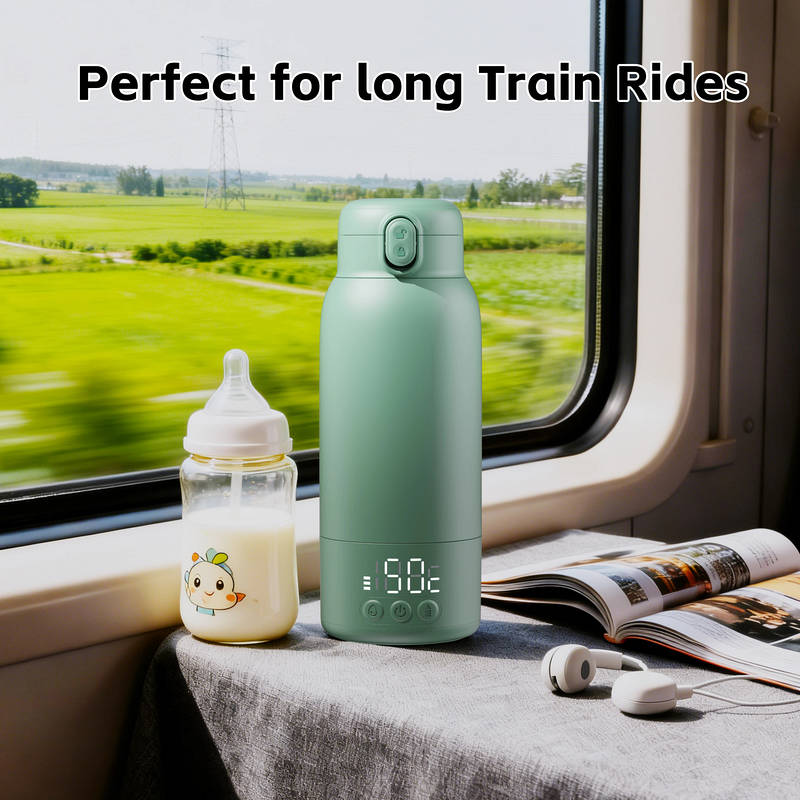 Portable Baby Bottle Warmer, 17oz Fast Heating