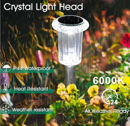 Solar Outdoor Pathway Lights, 10 Pack Waterproof