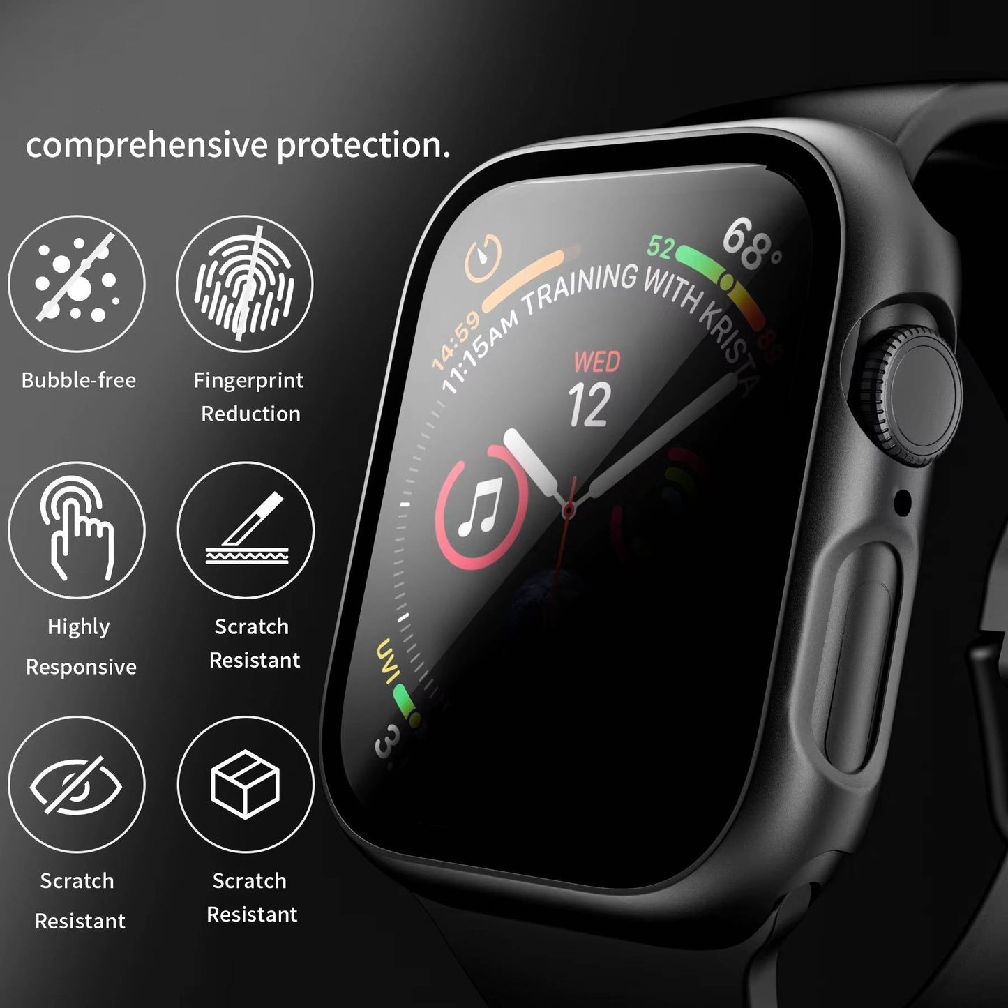 Apple Watch Privacy Screen Protector & Case