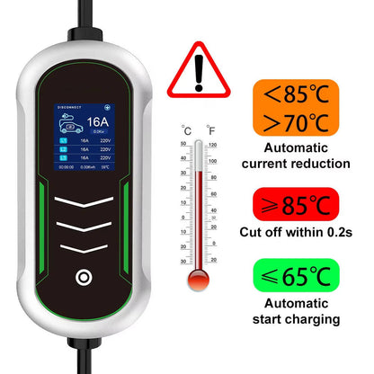 Portable EV Charger 7kW 32A, Type 2