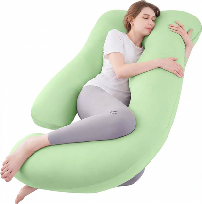 Cooling U-Shaped Full Body Pillow, Washable Cover