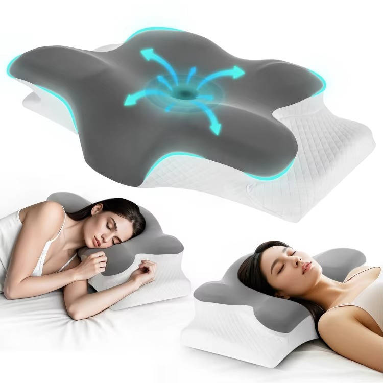 Cervical Memory Foam Neck Pillow