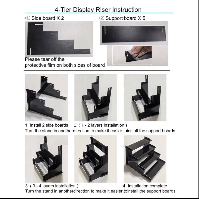 4-Tier Perfume Display Stand & Cologne Organizer