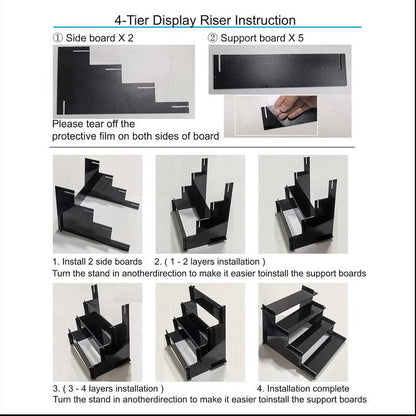 4-Tier Perfume Display Stand & Cologne Organizer