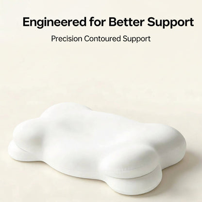 Ergonomic Memory Foam Pillow, Cooling Cover