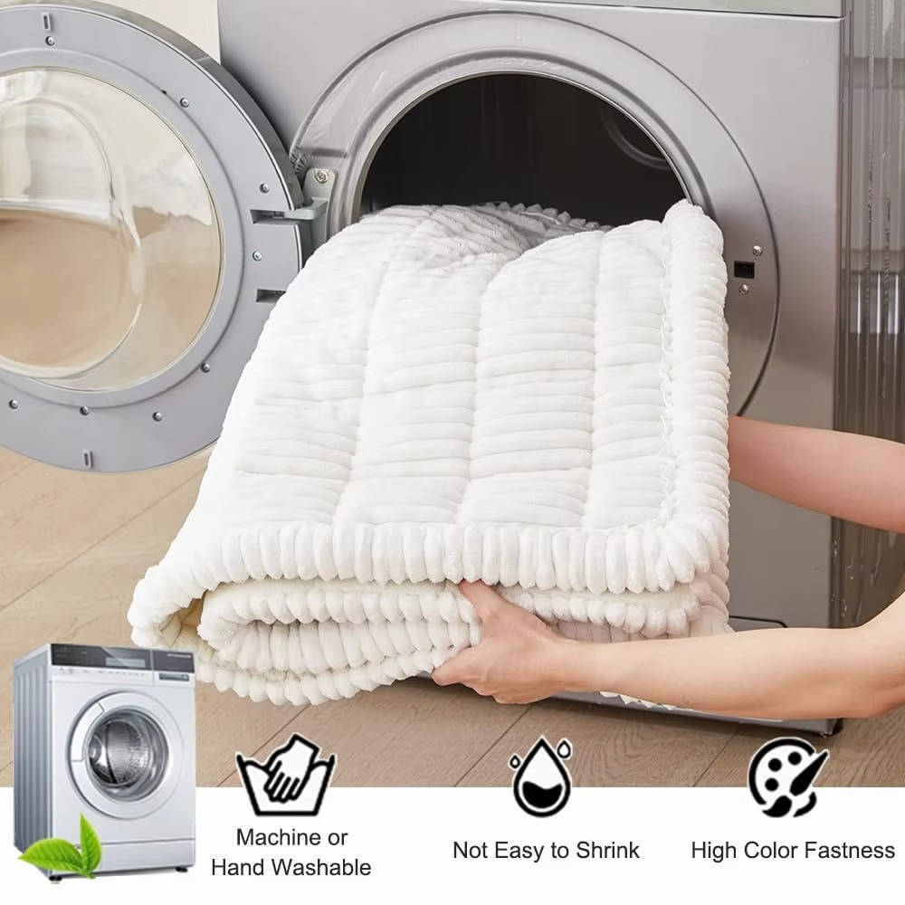 Non Slip Fuzzy Pet Couch Cover for 2-3 Cushions