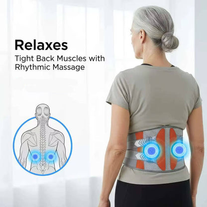 Lumbar Support Belt with Heat & Massage