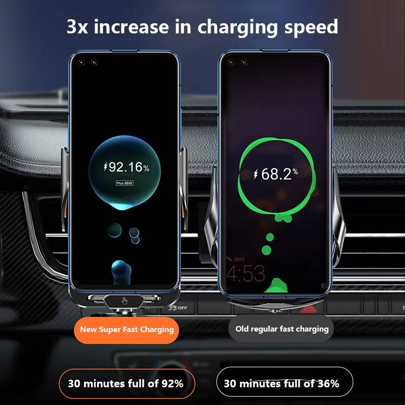 Auto-Clamp Wireless Car Charger