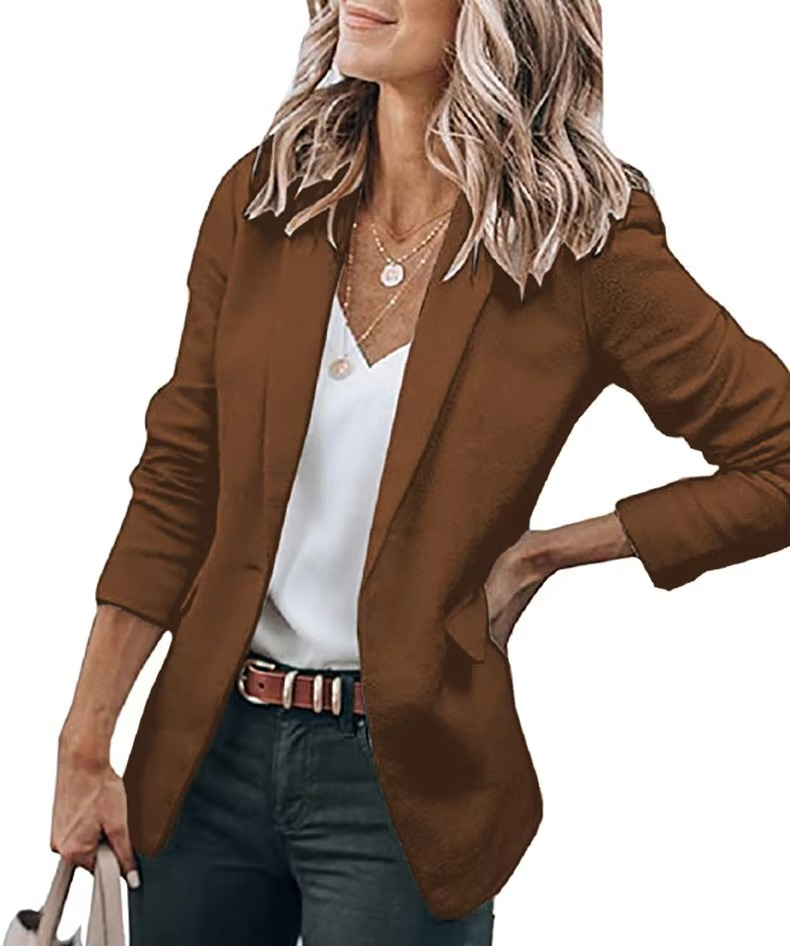Women's Casual Open Front Blazer