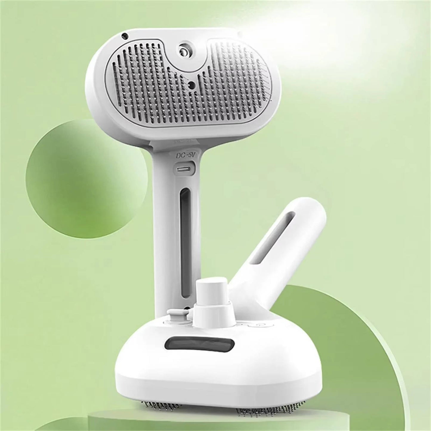 Self-Cleaning Steam Brush for Dogs & Cats