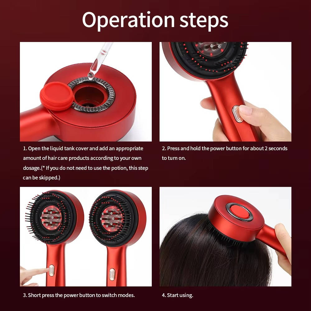Scalp Stimulating Massage Brush