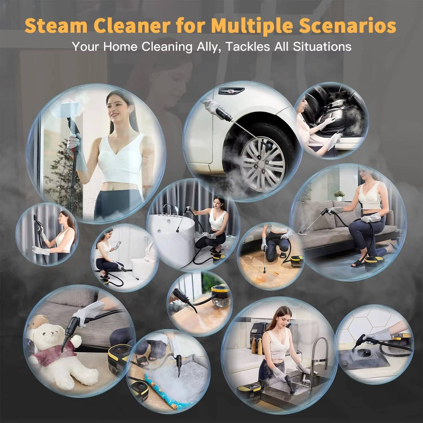 Portable Handheld Steam Cleaner