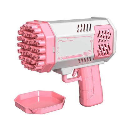 40-Hole Automatic Bubble Gun with LED Lights