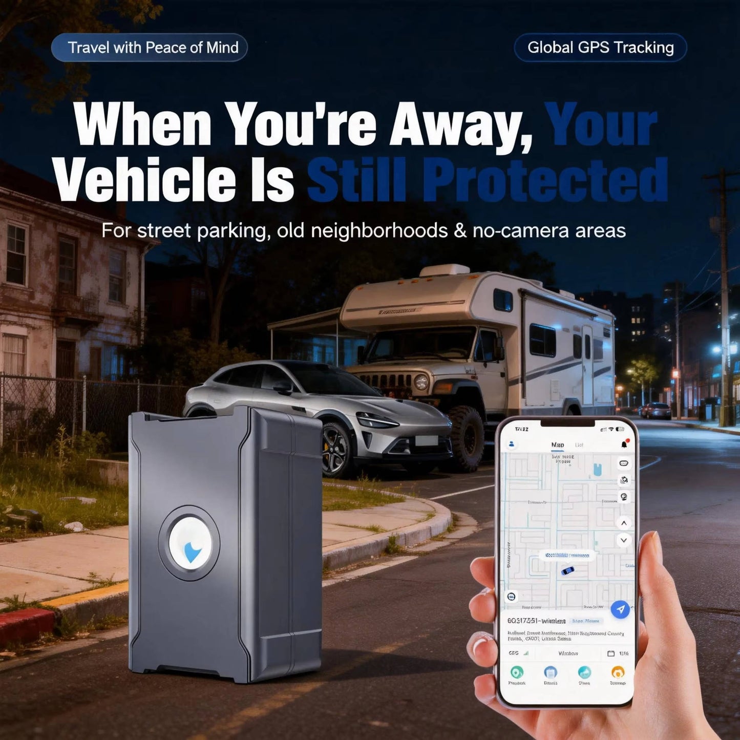 Hidden Wireless GPS Car Tracker