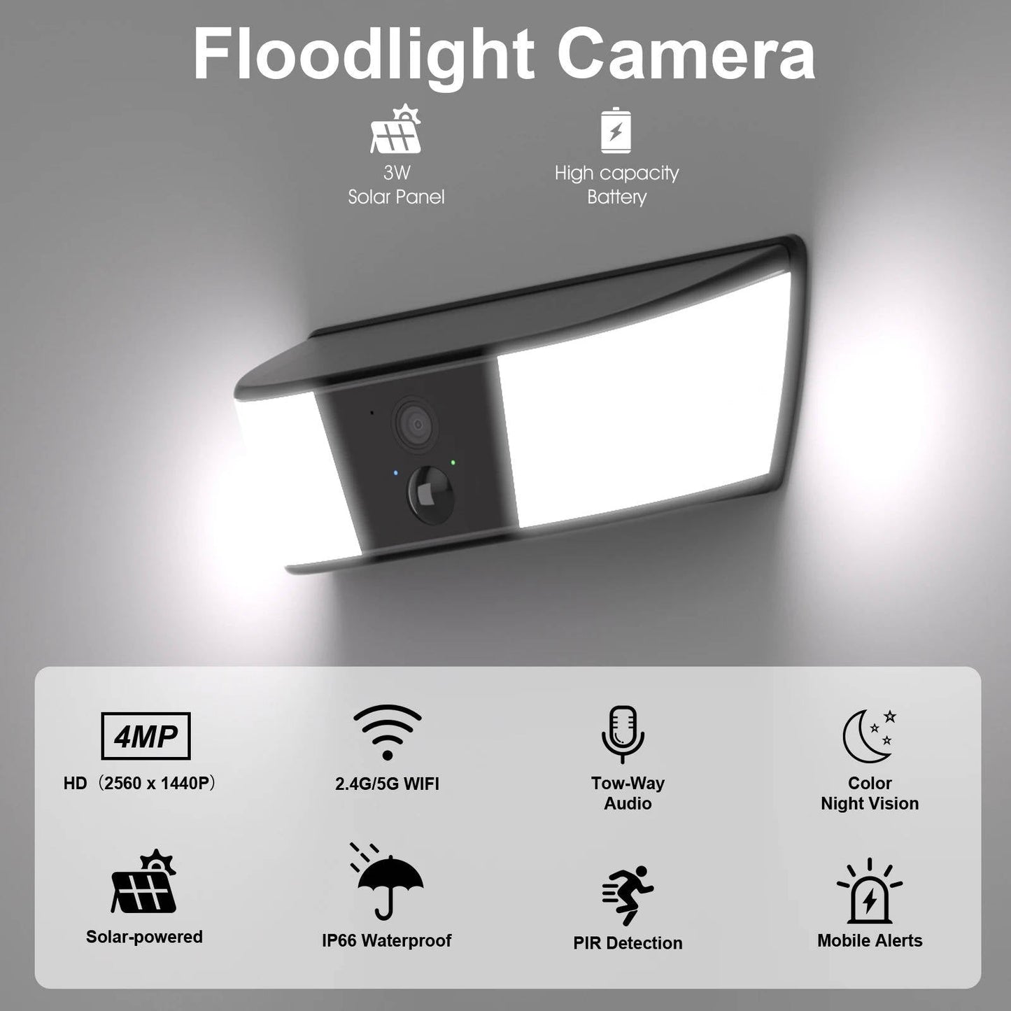 WiFi Wireless Floodlight Camera