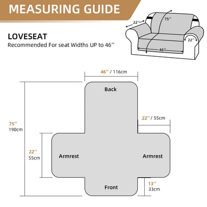 Reversible Sofa Cover for 3 Cushion Couch