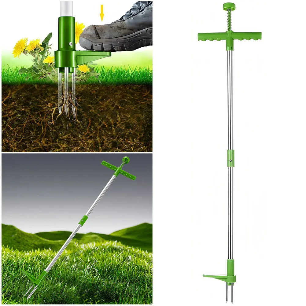 Long Handle Stand-Up Weed Puller Tool