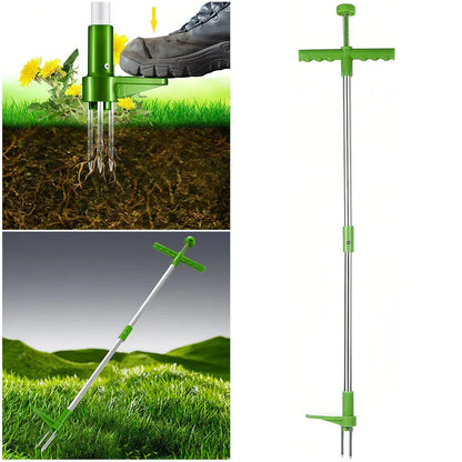 Long Handle Stand-Up Weed Puller Tool