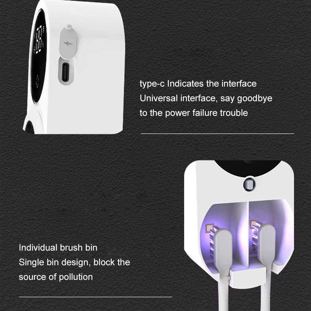 UV Toothbrush Sterilizer & Holder