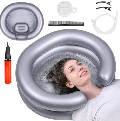 Inflatable Shampoo Basin with Neck Support