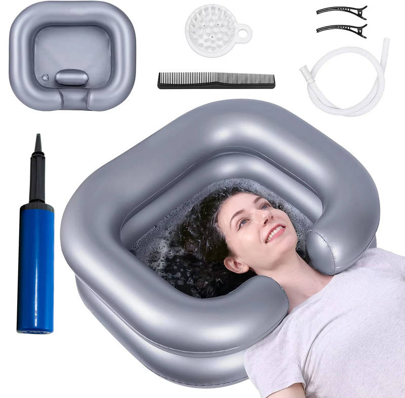 Inflatable Shampoo Basin with Neck Support
