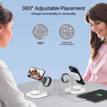 3-in-1 Wireless Charging Station for iPhone and Watch