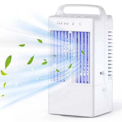 USB Mini Desktop Cooling Fan with Ambient Light