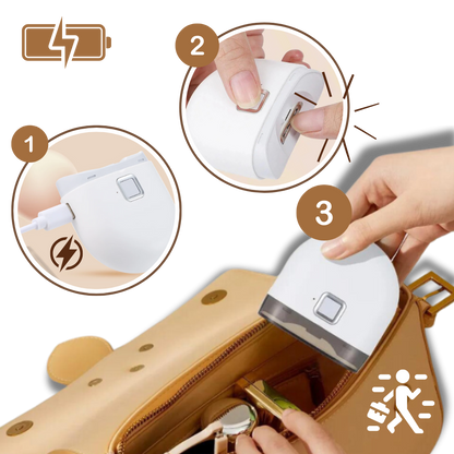 Electric Nail Clipper with LED Light