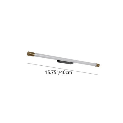 Vanity Thin Tube Aluminum PC LED Wall Sconce Lamp